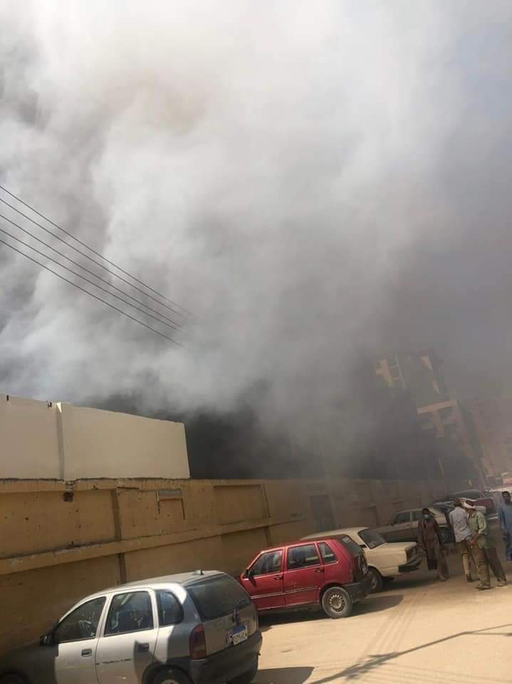 اندلاع حريق بمستشفى سوهاج